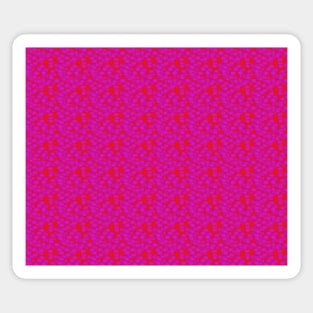 Pink Sherbet - bright pops of tangy color - abstract fusion Sticker